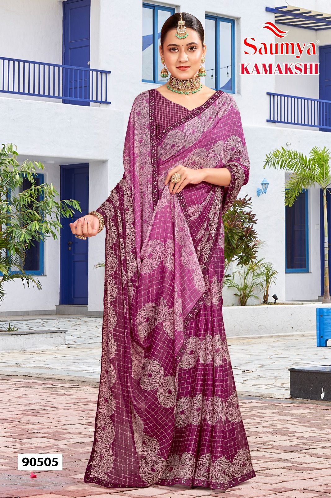 Kamakshi By Saumya Georgette Saree Wholesale Online